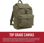 Rothco Canvas Daypack – Heavy-Duty Cotton Canvas Backpack - Image 4