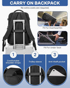 Vacuum Backpack Travel with Pump, Large Travel Backpack with Vacuum System - Image 5
