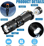 Fumete 20 Pieces LED Flashlight Mini 3 Mode Tactical Torch Small Water - Image 3