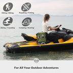 STOVER 5/10/25/30/40/55L Waterproof Dry Bag- Roll-Top Backpack w/Phone Case- - Image 9