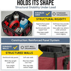XL Trunk Organizer 3-Section for SUV, Van – Modular L-Shape Car Storage Box - Image 9