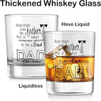 Nogrit Dad Whiskey Glasses 10 oz, Best Dad Gifts - Image 5