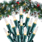 Minetom 100 Count 20 Feet Christmas String Lights, Incandescent Bulb Mini Lights by Minetom