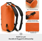 STOVER 5/10/25/30/40/55L Waterproof Dry Bag- Roll-Top Backpack w/Phone Case- - Image 4