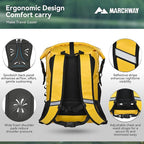 MARCHWAY Roll Top Waterproof Backpack, Floating Dry Bag 20L/30L/45L - Image 3