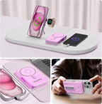 Magnetic Portable Charger Built-in Cables, 10000mAh Fast Charging Wireless - Image 9