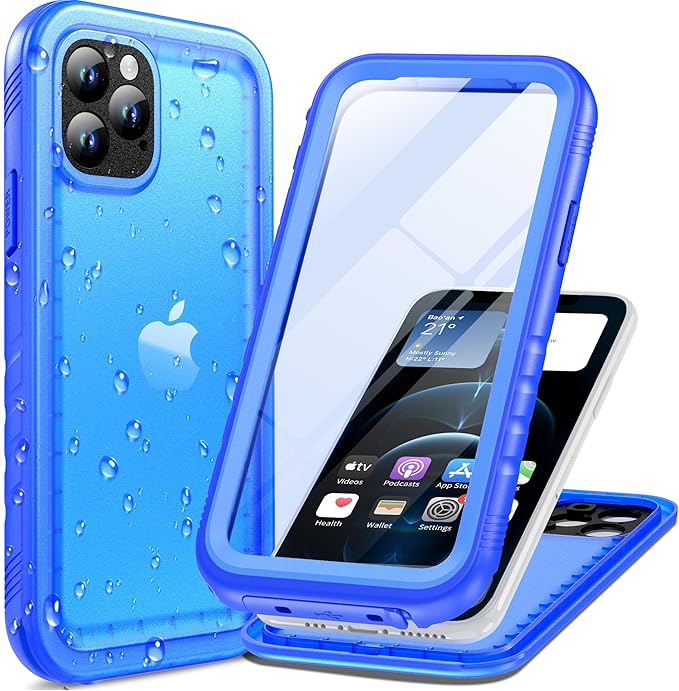 Cozycase Compatible with iPhone 12 Pro Max Waterproof Case by Cozycase