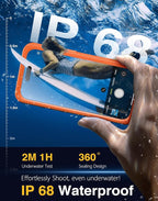 Lanhiem Magnetic for iPhone 17 Pro Case Waterproof, Built in Screen Protector & - Image 2