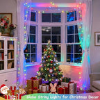 JMEXSUSS 100 LED Christmas Lights Indoor Plug in, 33ft 8 Mode Globe String - Image 2