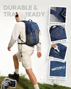 WATERFLY Small Lightweight Hiking Backpack: 20L Outdoor Daypack - Image 4