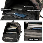 Outdoor Waterproof Backpack Hiking, Camping Large Capacity Multifunctional - Image 4