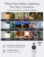 Brightech 48 FT Ambience Pro Outdoor Solar String Lights - Image 9