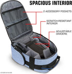 USA Gear Audio Equipment Backpack Fits Audio-Technica System 10, Shure BLX4 - Image 4