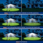 LED Security Lights Motion Sensor Outdoor Lights, 6500K Daylight, IP65 - Image 5