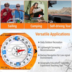 20 Pcs Acrylic Orienteering Compass Hiking Backpacking Survival Reliable - Image 7
