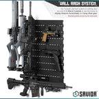 Savior Equipment Wall Rack System Heavy-Duty Steel Tactical Rifle Carbine - Image 2