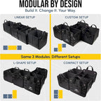 Trunk Organizer 5-Section Modular XL Car Storage System – Extra Large Cargo - Image 3