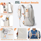 BECOJADDE 15L Small Hiking Backpack - Image 2