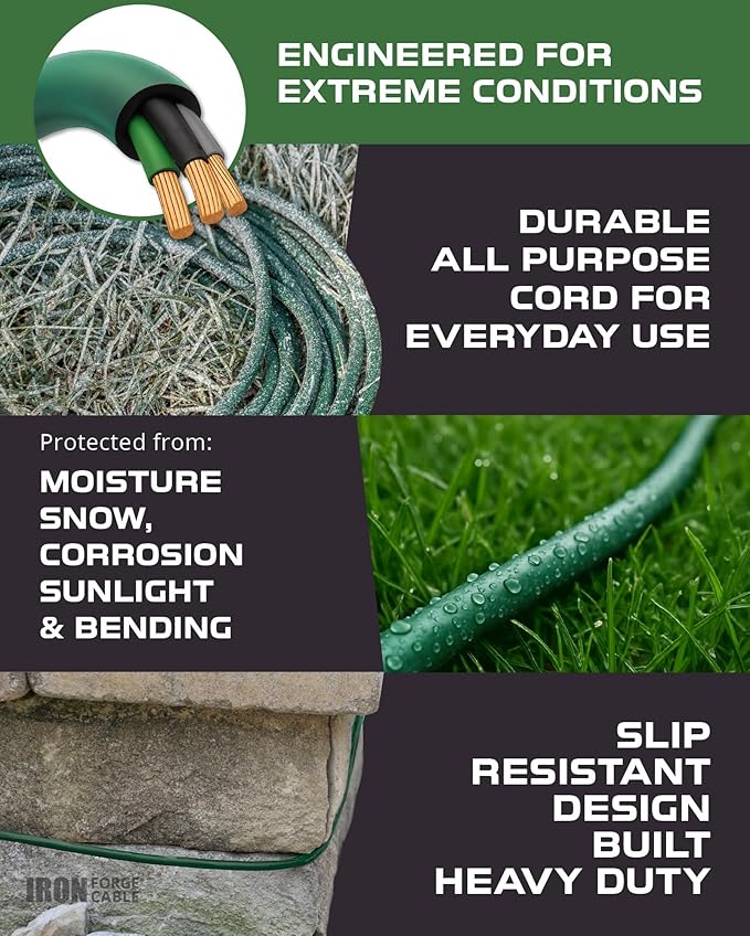 IRON FORGE CABLE 25 Foot Outdoor Extension Cord - Image 4