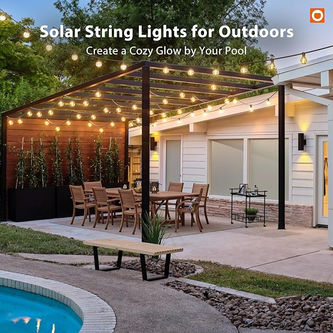 addlon 150FT Solar String Lights Outdoor Waterproof - Image 9