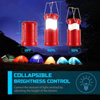 Lichamp LED Camping Lantern, 4 Pack Battery Powered Flashlight - Image 4