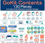 KeepGoing Travel First Aid Kit for Kids – 130 Pc. for Car, Diaper Bag & Backpack - Image 7