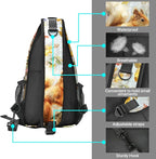 FyLybois Squirrel Sling Bag for Women Lightweight Crossbody Backpack Casual - Image 4