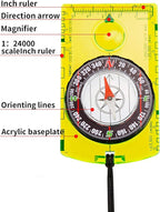 Gejoy 6 Pieces Orienteering Compass Bulk Scout Compass - Image 3