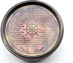Vintage Brass Sundial Compass - Image 7