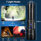 Flashlight Rechargeable Flashlights High Lumens, 000 LM Bright LED Flashlight - Image 7