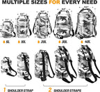 Waterproof Dry Bag, 5L/10L/20L/30L/40L Roll Top Lightweight Storage Backpack - Image 2