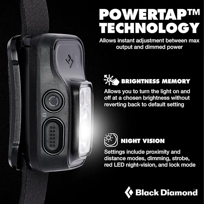 BLACK DIAMOND Spot 400 Headlamp | 400 Lumens Brightness, Dimmable | Waterproof - Image 3