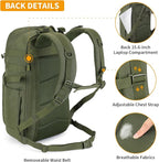 HUNTVP Tactical Backpack for Men 35L Military Backpack MOLLE 1000D Army Daypack - Image 3