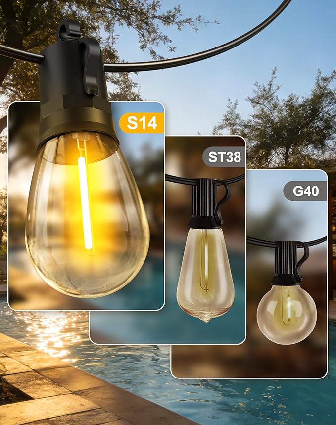 65ft-Solar-Powered-Lights-Outdoor-Waterproof-String - Image 7