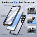 ANTSHARE IP68 Waterproof Case for Samsung Galaxy S25 Plus, Built-in Screen/Lens - Image 5