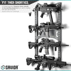 Savior Equipment Horizontal Steel Wall Mount Firearm Rifle Display Rack - Image 2