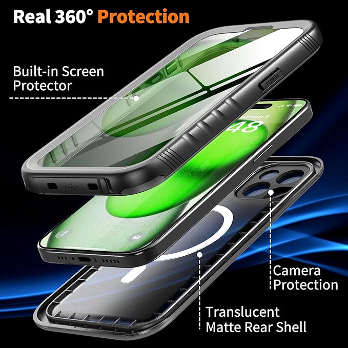 Cozycase for iPhone 14 Plus Waterproof Shockproof Dustproof Case - Image 6