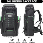 Hiking Backpack for Men 70L/100L Camping Backpack Military Rucksack Molle 3 - Image 2