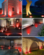 btfarm 16 Pack Solar Lights Outdoor, 8 LED Solar Ground Lights IP65 Waterproof - Image 7