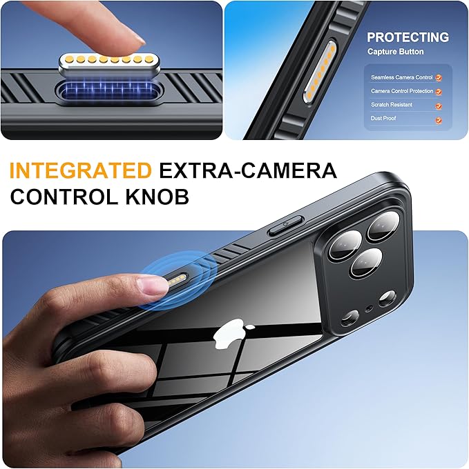 ANTSHARE for iPhone 17 Pro Max Case, IP68 Waterproof Shockproof Case, - 12 FT - Image 5