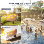 addlon 198FT Solar String Lights Outdoor - Image 8