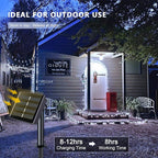 JMEXSUSS 4 Pack 100 LED Solar String Lights - Image 4