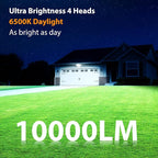 Abovizo 90W Dusk to Dawn Outdoor Light, 000LM 6500K LED Flood Lights Outdoor - Image 3