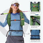 FIORETTO 20L Hiking Backpack for Women Men Mini Packable Backpack Lightweight - Image 3
