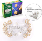 Nautical Fish Float String Lights Outdoor, Beach String Lights Set of 10 Clear - Image 7
