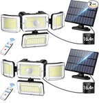 CLAONER Solar Outdoor Lights Motion Sensor 3500LM 288 LED Solar Security Lights by Claoner