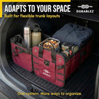 XL Trunk Organizer 3-Section for SUV, Van – Modular L-Shape Car Storage Box - Image 4