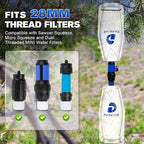 1L Collapsible Water Filter Bags and Water Filter Coupling Kit Compatible - Image 4