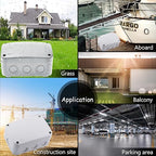 Outdoor White Junction Box, Nineleaf IP66 Waterproof Electrical Project Boxes - Image 5