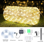 Solar Rope Lights, 2 Pack Total 66ft 200LED Solar String Lights, 8 Modes - Image 4